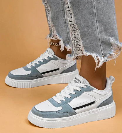 Scarpe da ginnastica casual colorblock da donna