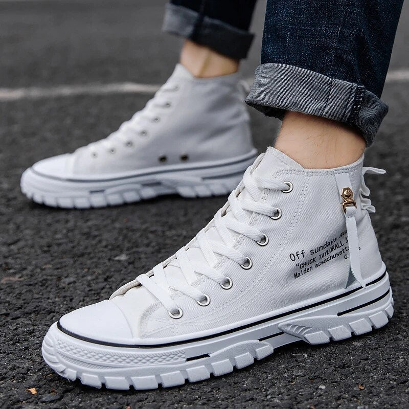 Scarpe di tela vulcanizzate Scarpe da ginnastica alte