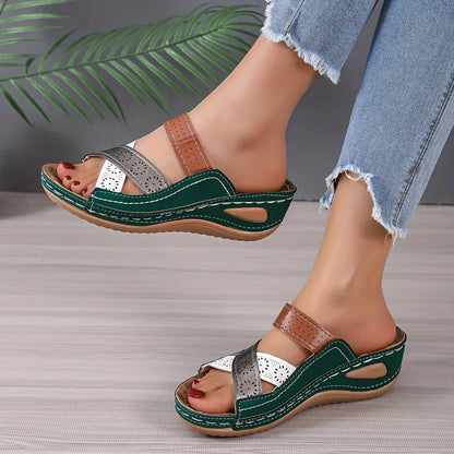 Sandali estivi casual da donna con supporto per l'arco plantare
