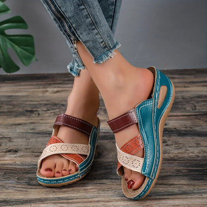 Sandali estivi casual da donna con supporto per l'arco plantare