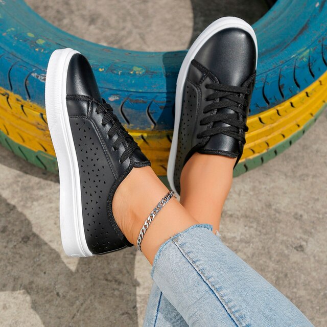 Appartamenti casual Scarpe da ginnastica basse traspiranti