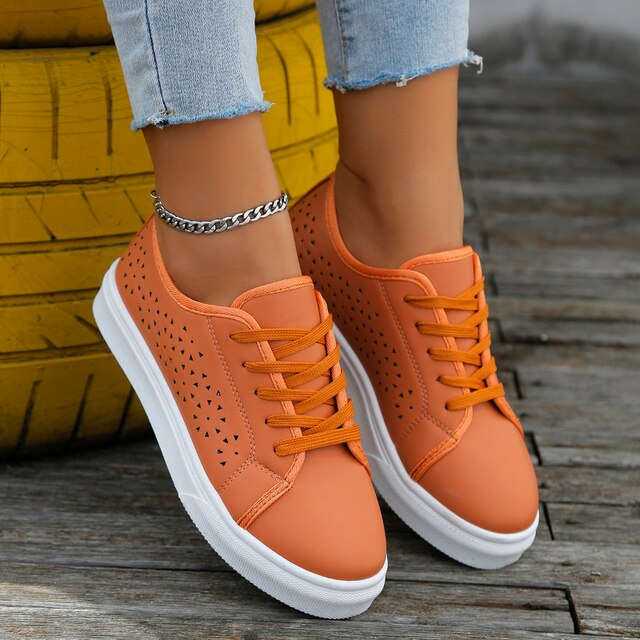 Appartamenti casual Scarpe da ginnastica basse traspiranti