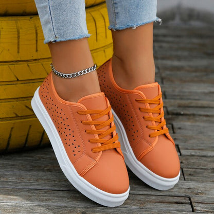 Appartamenti casual Scarpe da ginnastica basse traspiranti