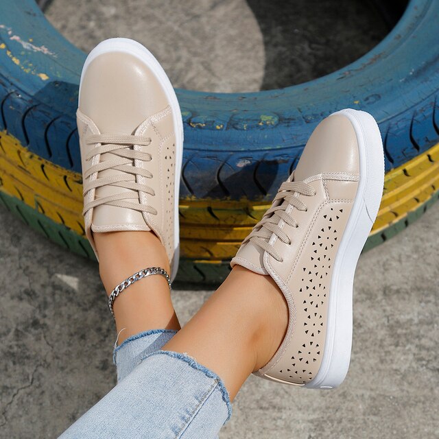 Appartamenti casual Scarpe da ginnastica basse traspiranti