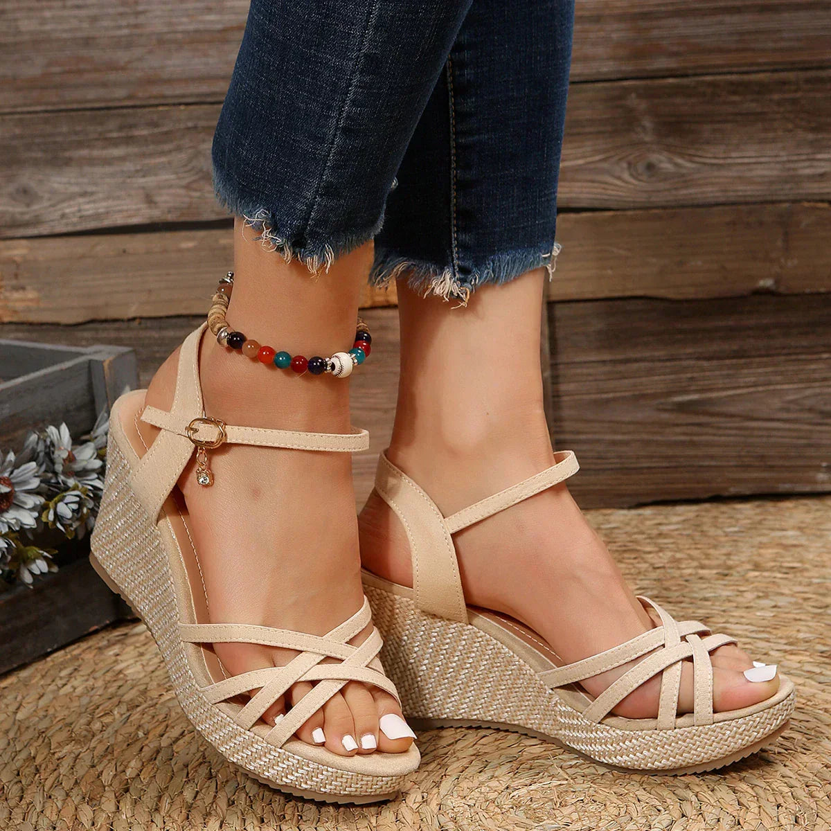 Zeppa Slip On Heels