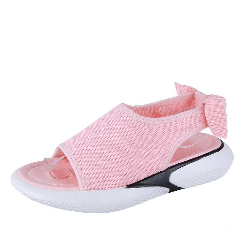 Sandali a rete Peep Toe Chunky Nero