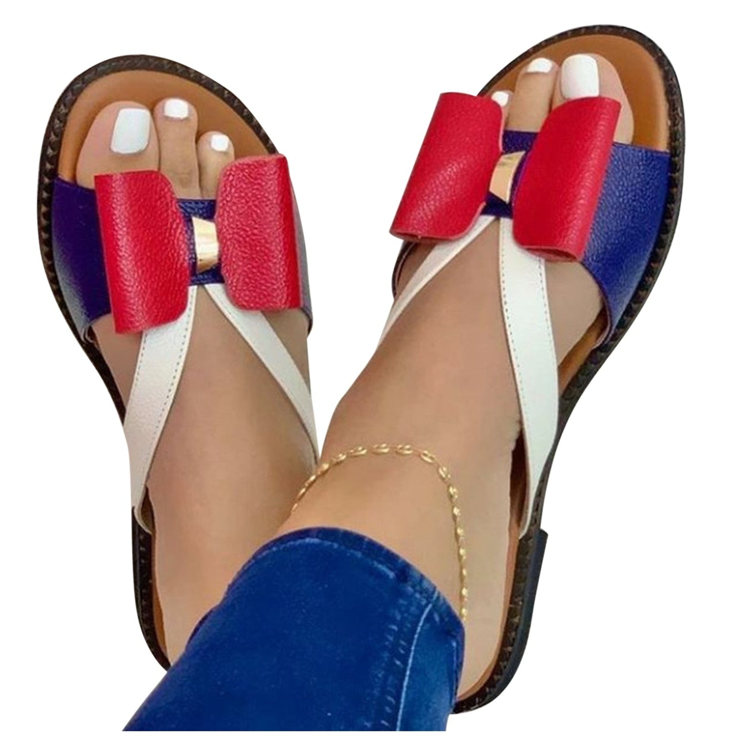 Pantofole casual con suola morbida da donna