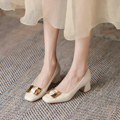 Scarpe da donna con punta quadrata