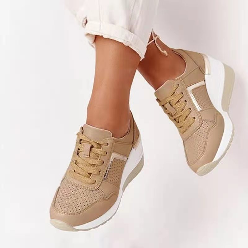 Scarpe sportive Lace Up Platform Wedge