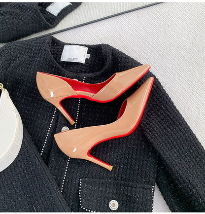 Sandali casual a tinta unita Estate Luce Lusso Scarpe Tacco Signora