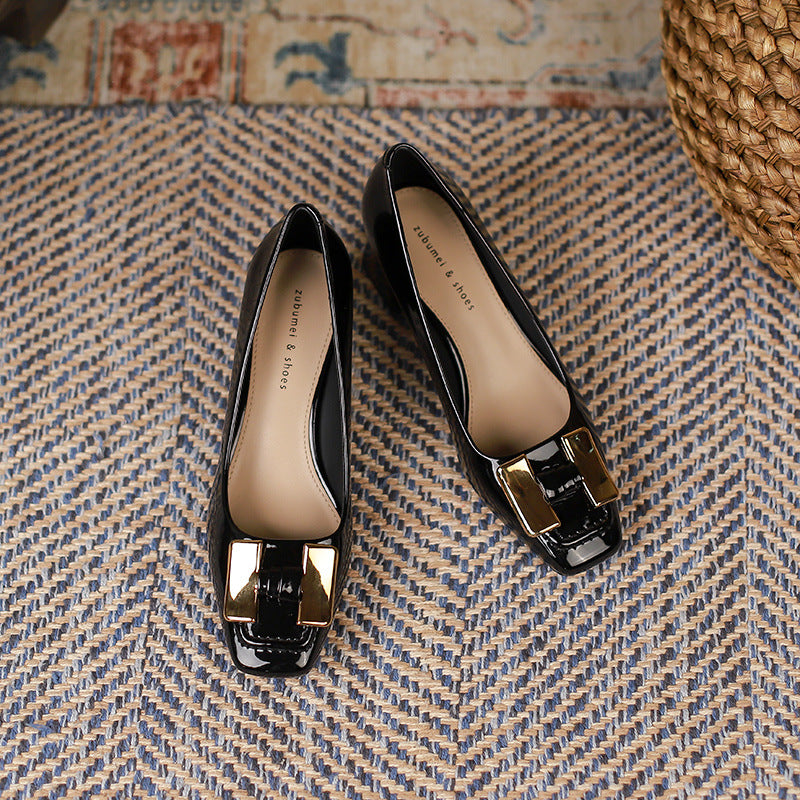 Scarpe da donna con punta quadrata