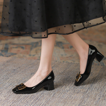 Scarpe da donna con punta quadrata