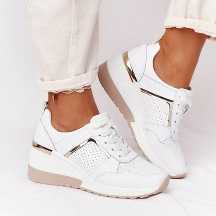 Scarpe sportive Lace Up Platform Wedge