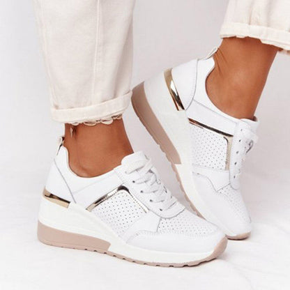 Scarpe sportive Lace Up Platform Wedge