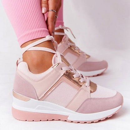 Scarpe sportive Lace Up Platform Wedge
