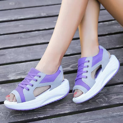 Sandali con platea Donna Zeppe confortevoli