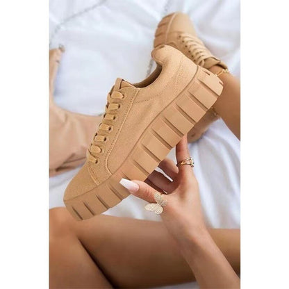 Scarpe da ginnastica allacciate sportive e casual da donna