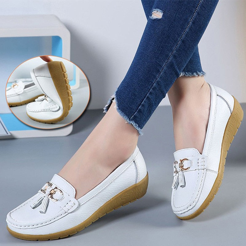 Scarpe classiche in pelle Casual Slip-On