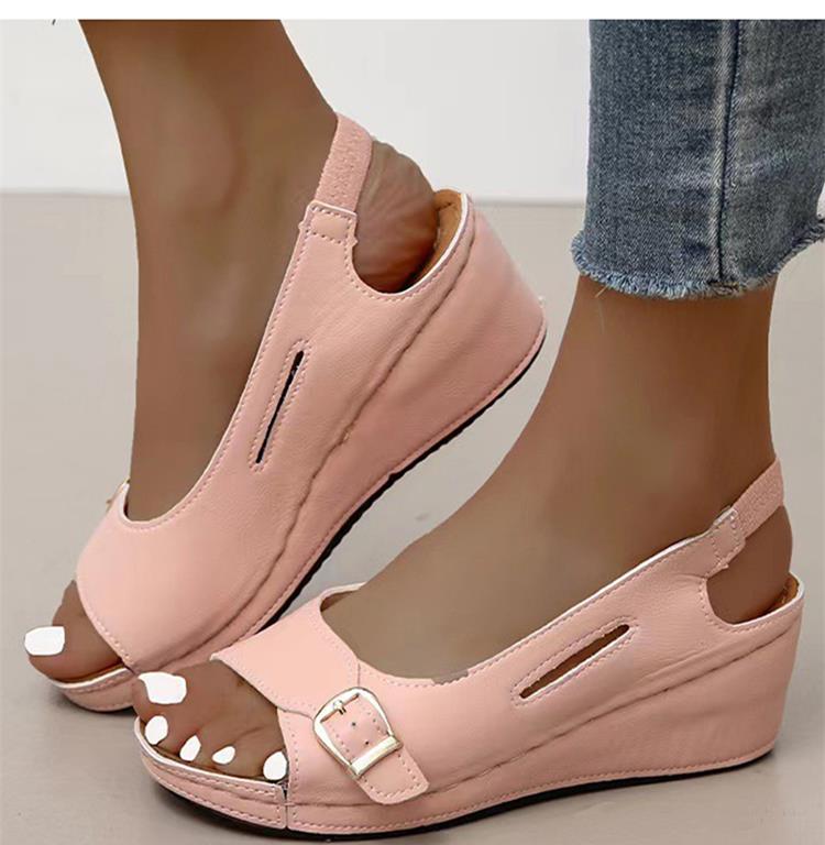 Sandalo casual da donna a bocca di pesce