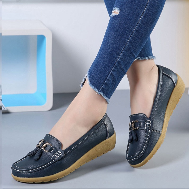 Scarpe classiche in pelle Casual Slip-On