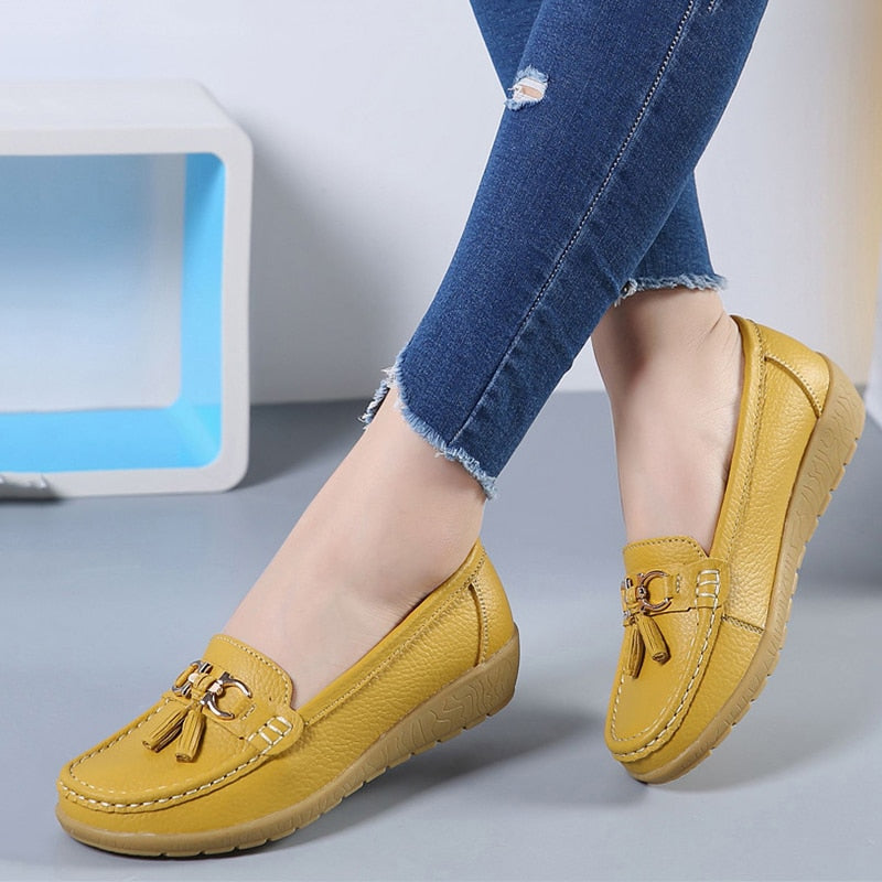 Scarpe classiche in pelle Casual Slip-On