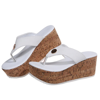 Sandali Slip-On con plateau