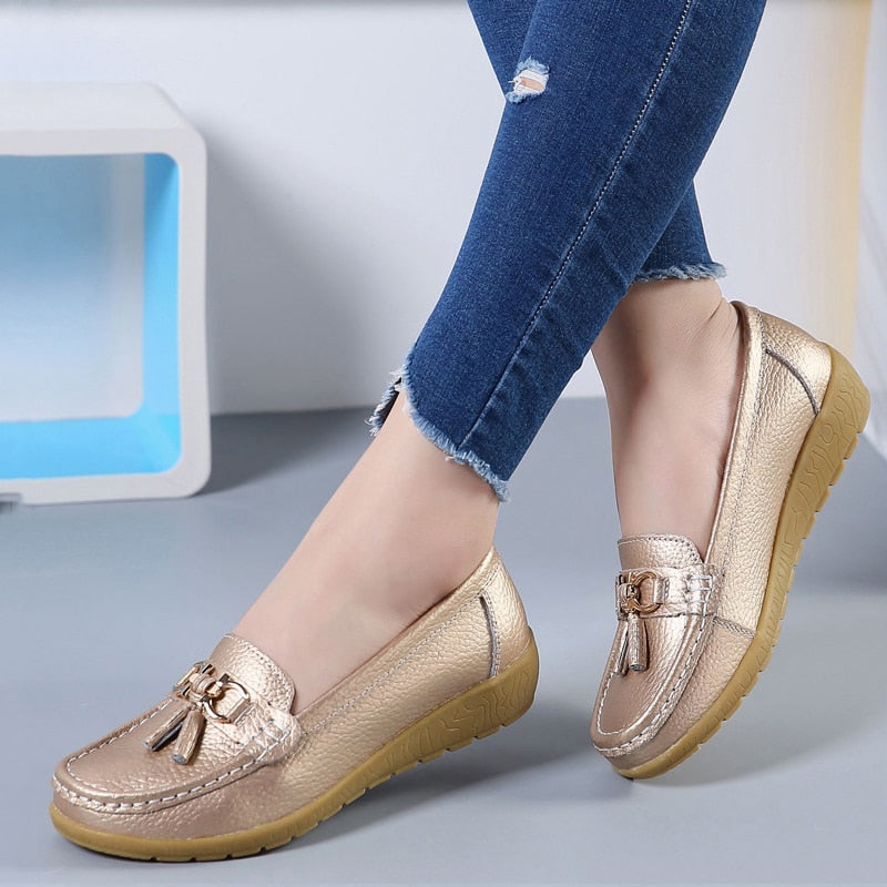 Scarpe classiche in pelle Casual Slip-On