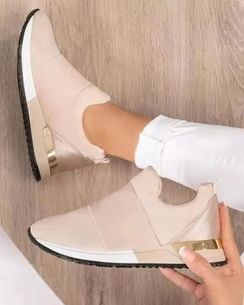 Scarpe da ginnastica retrò da donna con supporto per l'arco plantare