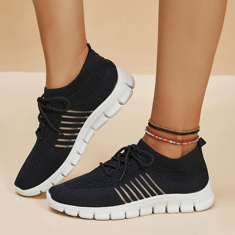 Scarpe da ginnastica leggere da donna con suola morbida