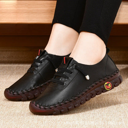 Scarpe ortopediche da donna con fondo morbido in pelle
