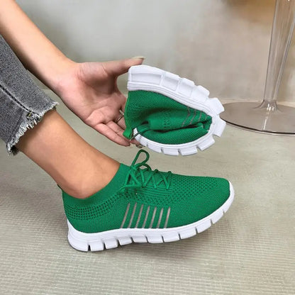 Scarpe da ginnastica leggere da donna con suola morbida