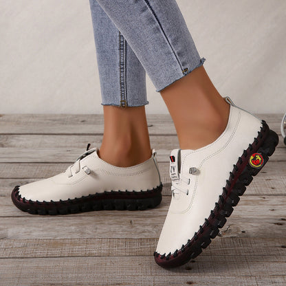 Scarpe ortopediche da donna con fondo morbido in pelle