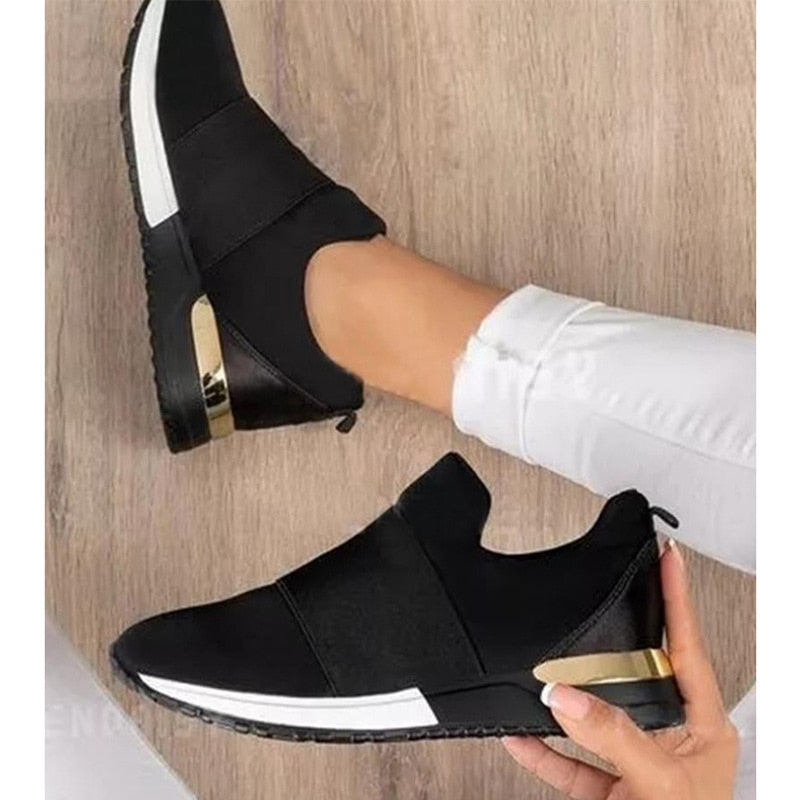 Scarpe da ginnastica retrò da donna con supporto per l'arco plantare