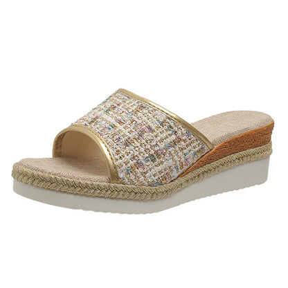 Sandali con plateau da donna
