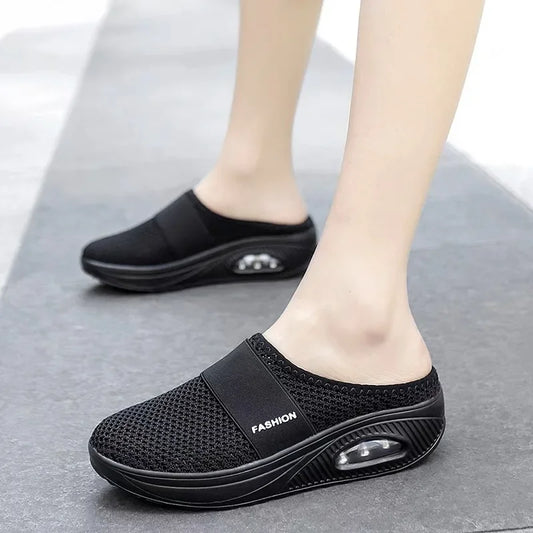 Pantofole casual da donna in rete d'aria