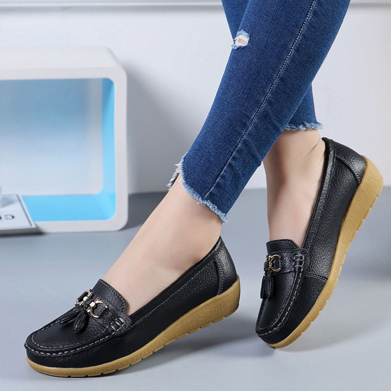 Scarpe classiche in pelle Casual Slip-On