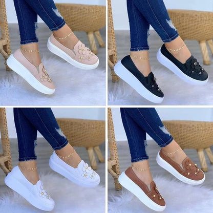 Scarpe da ginnastica casual floreali da donna