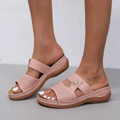 Sandali con zeppa da donna