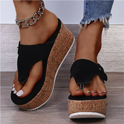 Scarpe infradito estive Femmina Cuneo Piattaforma Sandalo