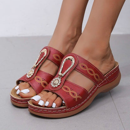 Sandali pantofolai donna stile vintage