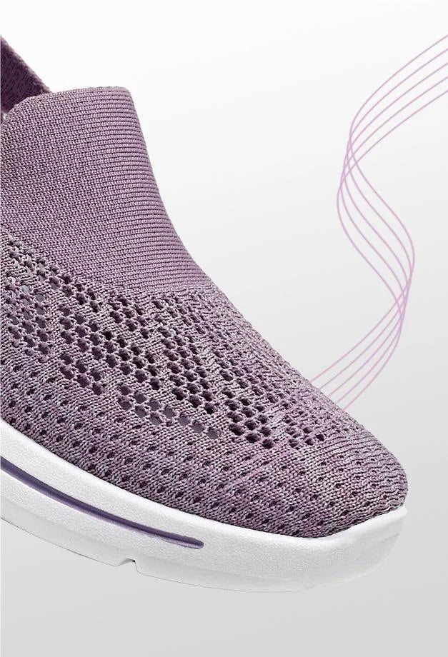 Donna Donna Slip On Memory Foam Trainers Scarpe Taglia