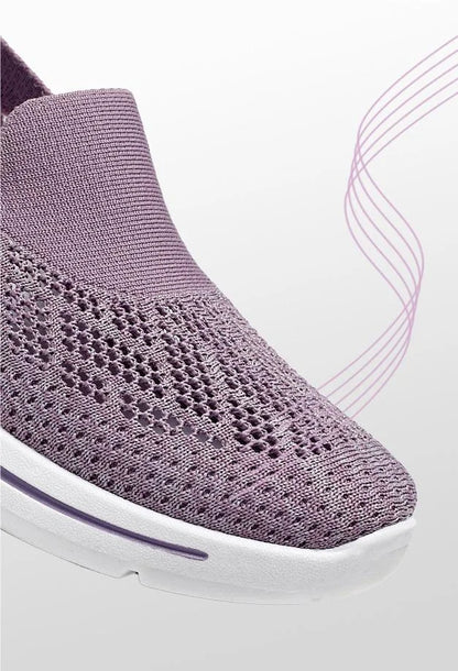 Donna Donna Slip On Memory Foam Trainers Scarpe Taglia