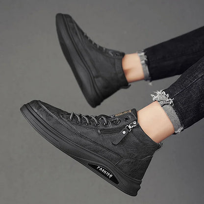 Scarpe da ginnastica uomo con cerniera laterale