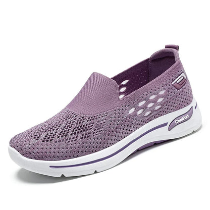 Donna Donna Slip On Memory Foam Trainers Scarpe Taglia