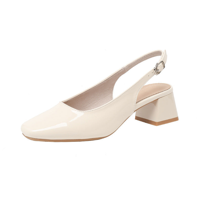 Scarpe con tacco a spillo Date Pump Closed Toe Slingbacks Sandals