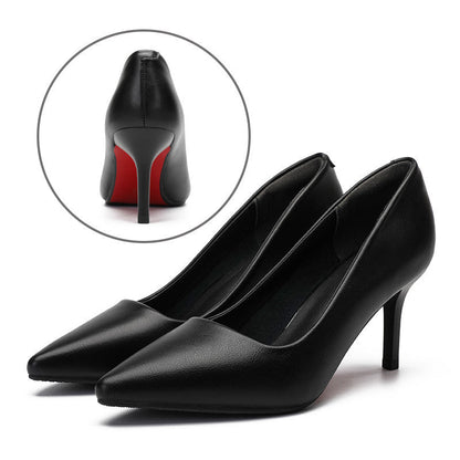 Womens Work Thick Heel Dress Pump