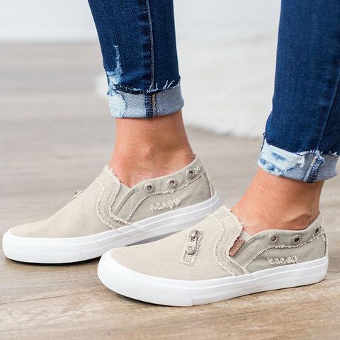 Scarpe di tela in denim