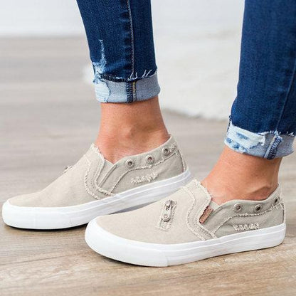 Scarpe di tela in denim