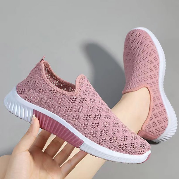 Scarpe casual da donna in mesh traspirante