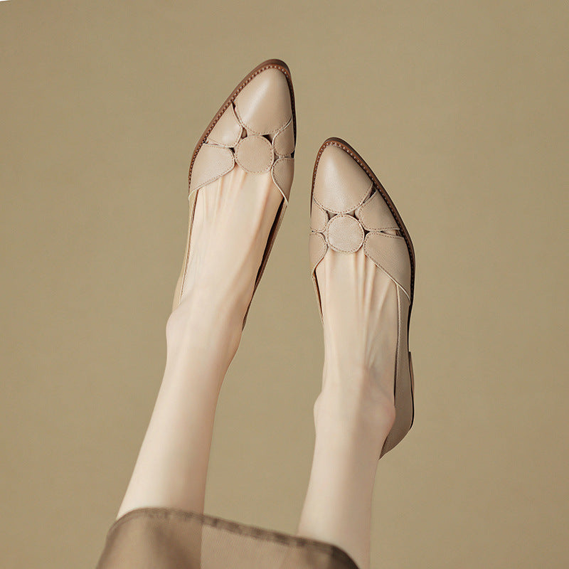 Scarpe classiche a punta in pelle